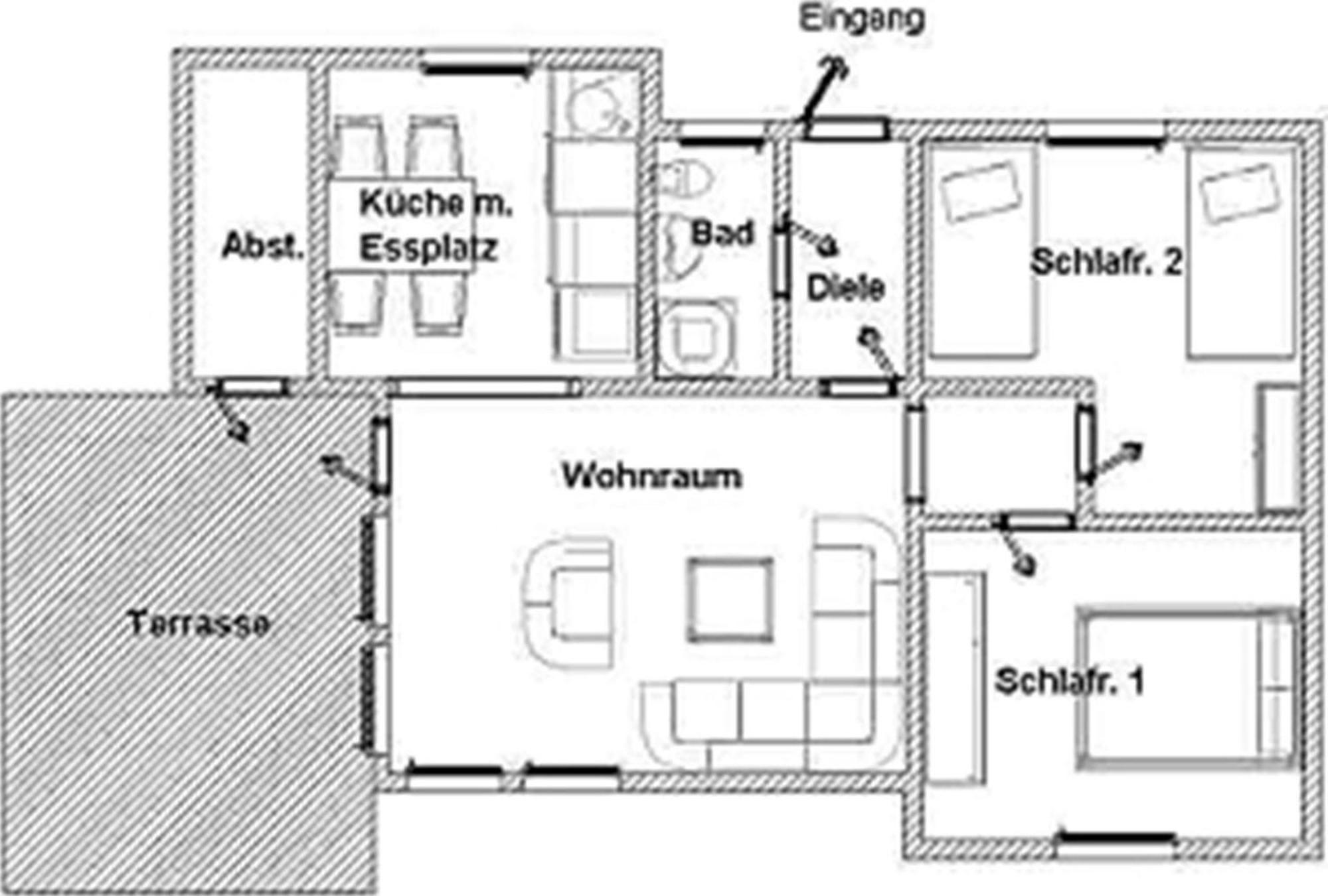 Bungalow M 43 In Burhave Eksteriør billede